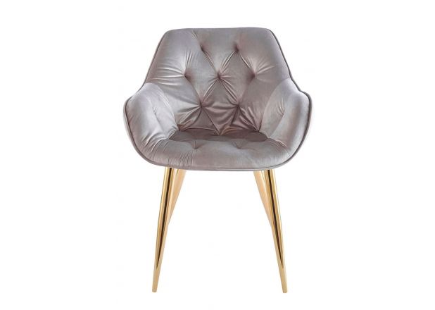 Silla Creta Golden Terciopelo