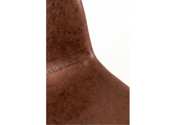 Silla Black Leo Polipiel Vintage