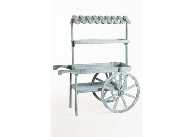 Carrito Candy Bar Madera Dins Envejecido