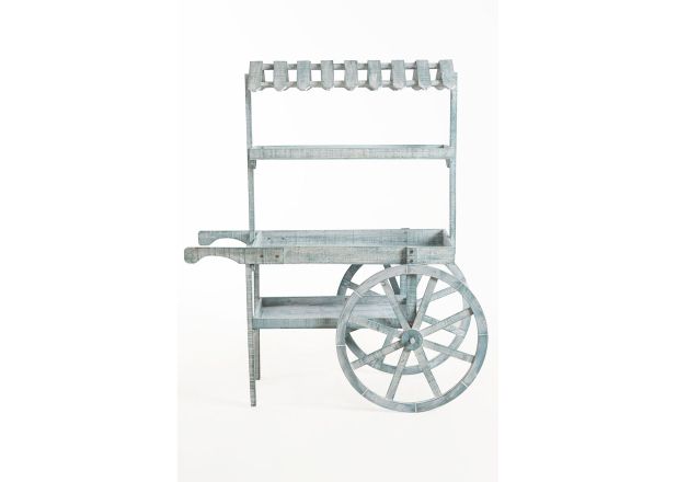 Carrito Candy Bar Madera Dins Envejecido