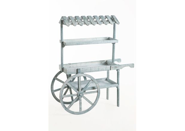 Carrito Candy Bar Madera Dins Envejecido