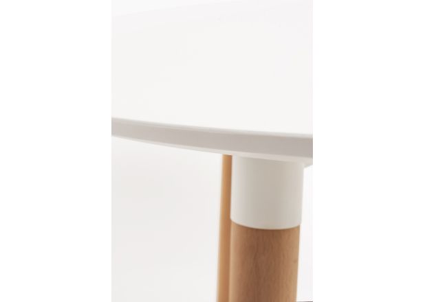 Mesa Nera Redonda 100 cm Blanca
