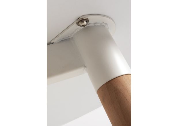 Mesa Nera Redonda 110 cm Blanca