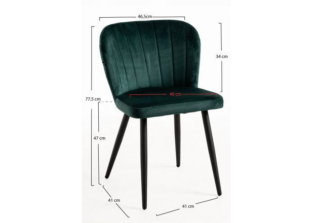 Silla Kurt Terciopelo
