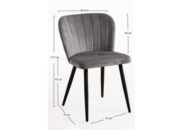 Silla Kurt Terciopelo