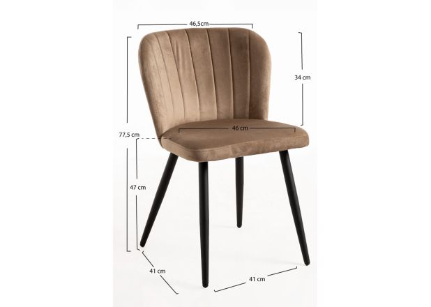 Silla Kurt Terciopelo