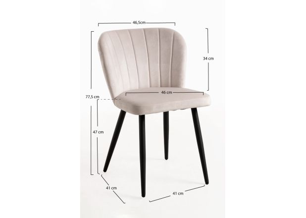 Silla Kurt Terciopelo