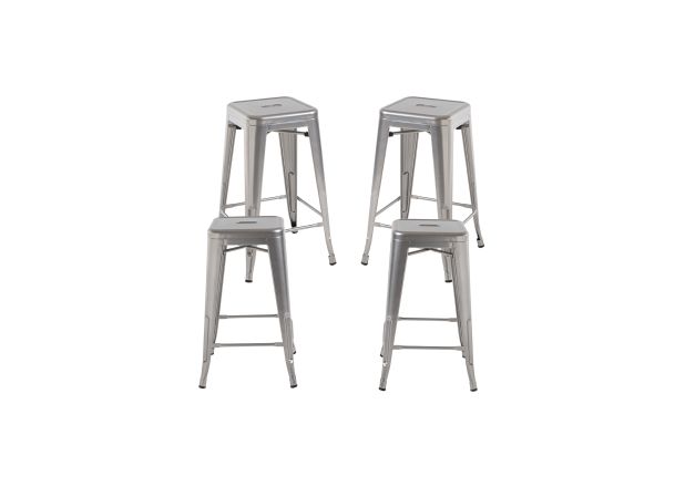Pack 4 Taburetes Meyer Bajos