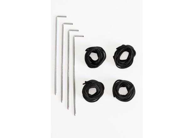 Pack 4 Piquetas con Cuerdas para Carpas Line