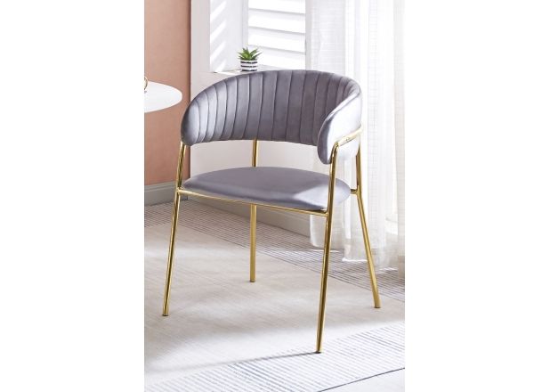 Silla Niel Golden Terciopelo
