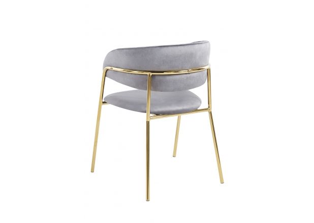 Silla Niel Golden Terciopelo