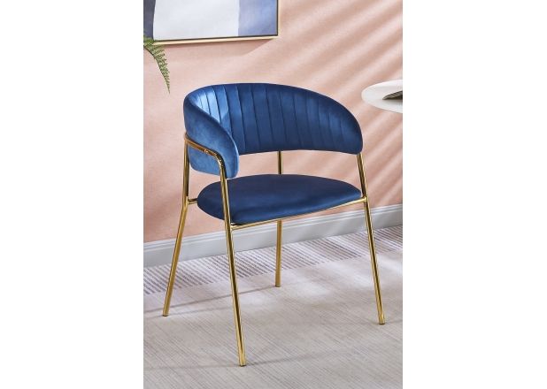 Silla Niel Golden Terciopelo