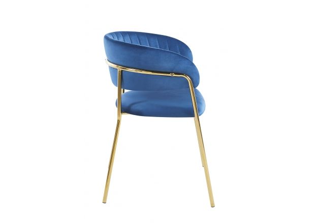 Silla Niel Golden Terciopelo