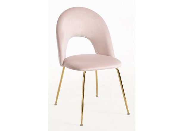 Silla Wedan Gold Terciopelo