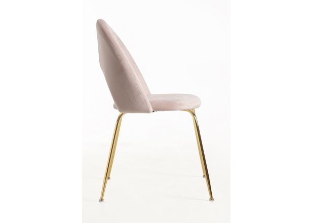 Silla Wedan Gold Terciopelo