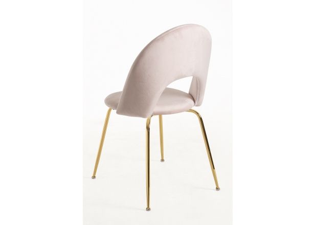 Silla Wedan Gold Terciopelo