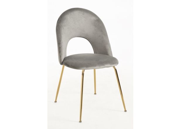 Silla Wedan Gold Terciopelo