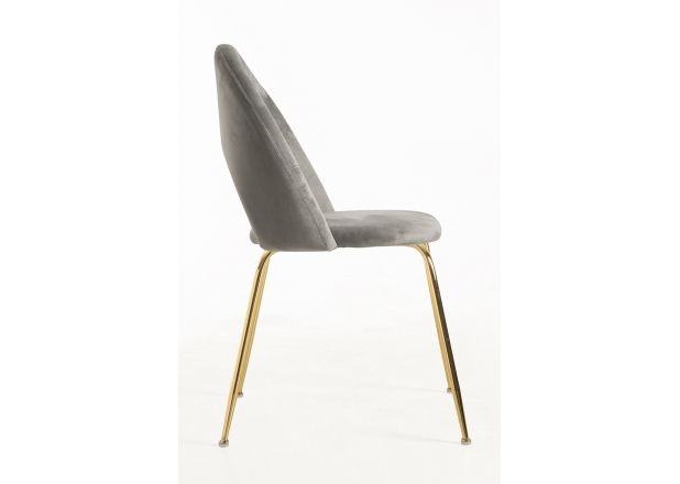 Silla Wedan Gold Terciopelo