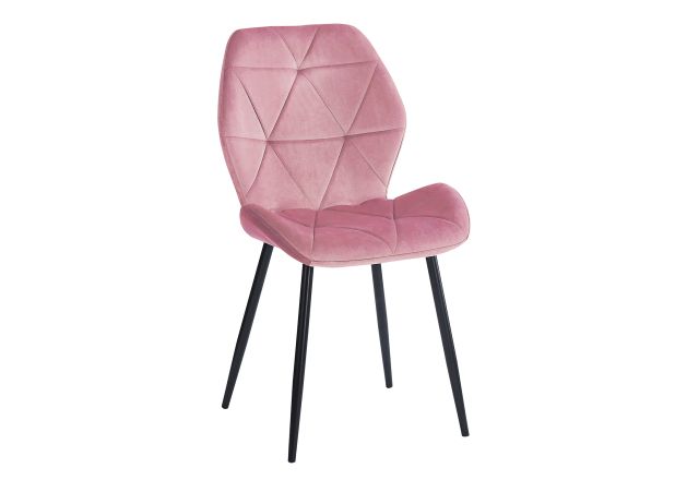 Silla Lespa Terciopelo Patas Negras
