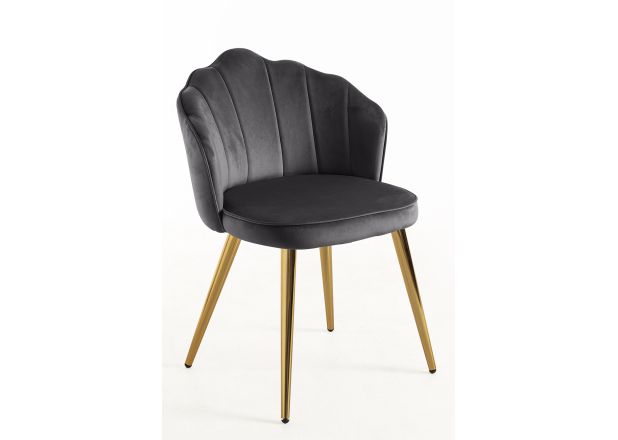 Silla Menpu Gold Terciopelo